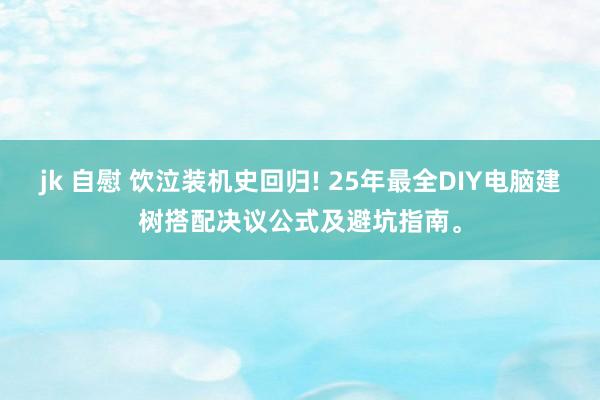 jk 自慰 饮泣装机史回归! 25年最全DIY电脑建树搭配决