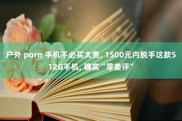 户外 porn 手机不必买太贵, 1500元内脱手这款512